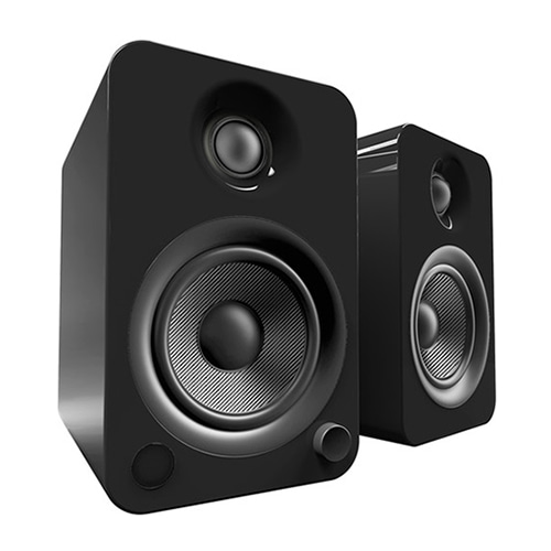 (주)사운드룩, Kanto(간토) YU4 Powered Speakers with Bluetooth™ and Phono Preamp - Pair, Gloss Black