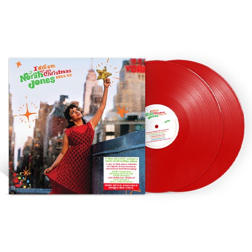(주)사운드룩, Norah Jones (노라 존스) - I Dream of Christmas (Deluxe Edition) Red Opaque Vinyl [2LP]
