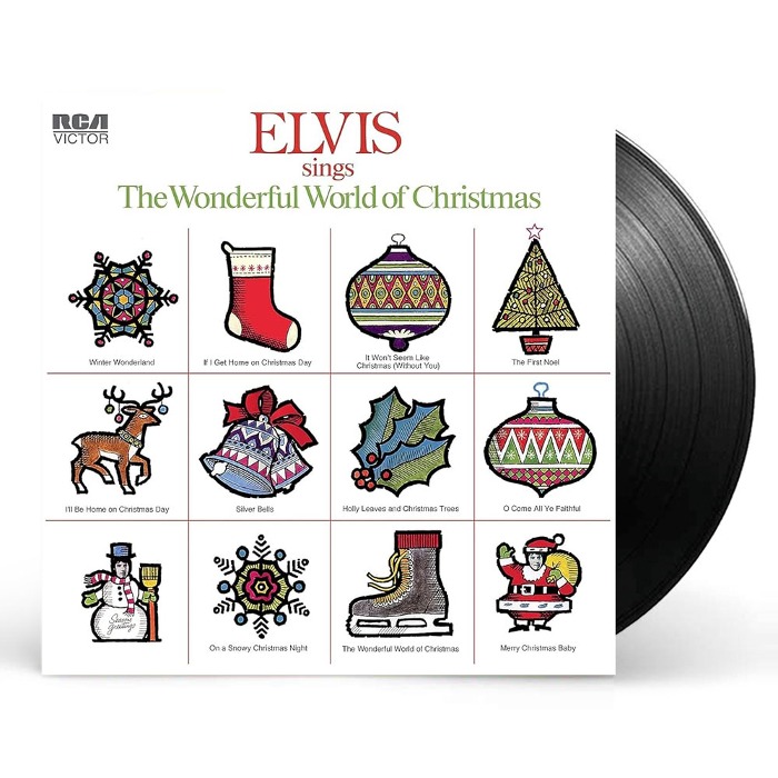 (주)사운드룩, Elvis Presley (엘비스 프레슬리) - Elvis Sings The Wonderful World of Christmas [LP]