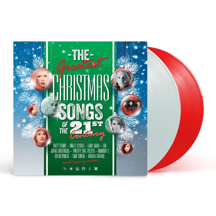 (주)사운드룩, Various Artists (크리스마스 히트곡 모음집) - Greatest Christmas Songs Of 21st Century (180g, Red &amp; White) [2LP]