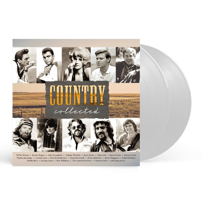 (주)사운드룩, Various - Country Collected (180g, Limited Edition, Clear Vinyl) [2LP]